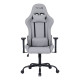 The G-Lab K Seat Platinium Silla para videojuegos universal Asiento acolchado Gris